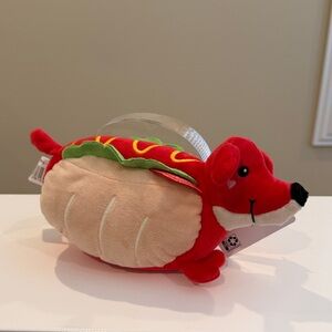 NWT 6” Hot Dog Valentine’s Day Plush